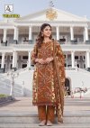 Veloura By Alok Viscose Maslin Printed Dress Material 